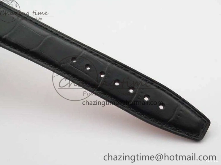 MIROTIME 0209 Da Vinci IW356601 SS TW 1:1 Best Edition Blue Dial On Black Leather Strap A Durable 7239